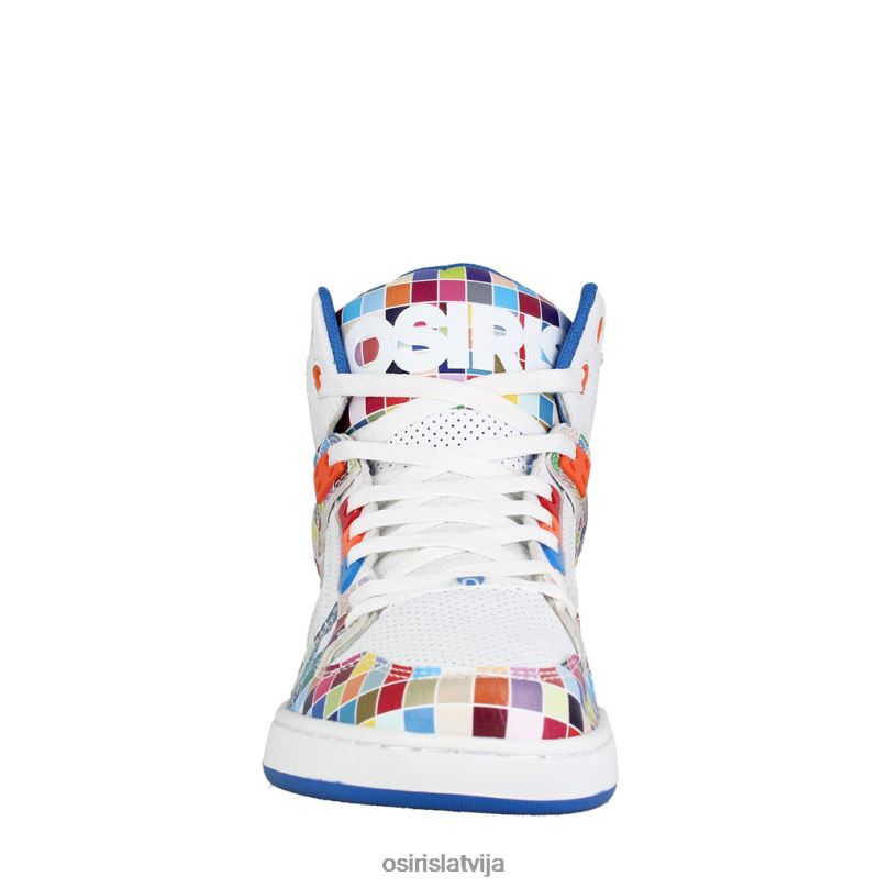 unisex Osiris nyc 83 klk kurpes balts/mozaīka 8B4NB19