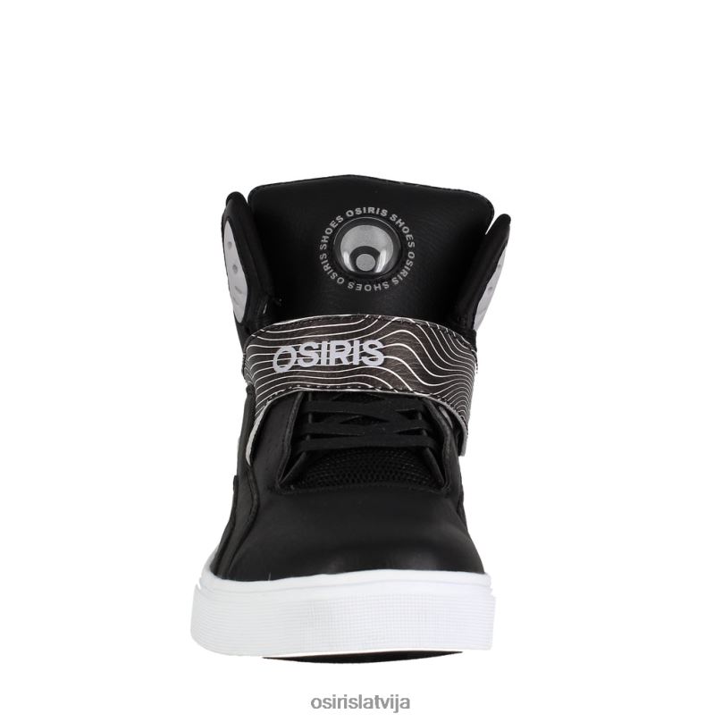 unisex Osiris rize ultra kurpes melns/balts/pulss 8B4NB11