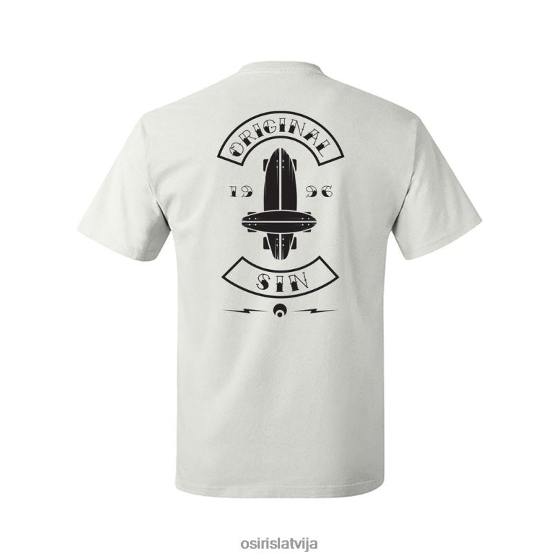 unisex Osiris oriģinālā grēka kabatas tēja t-krekls balts 8B4NB33